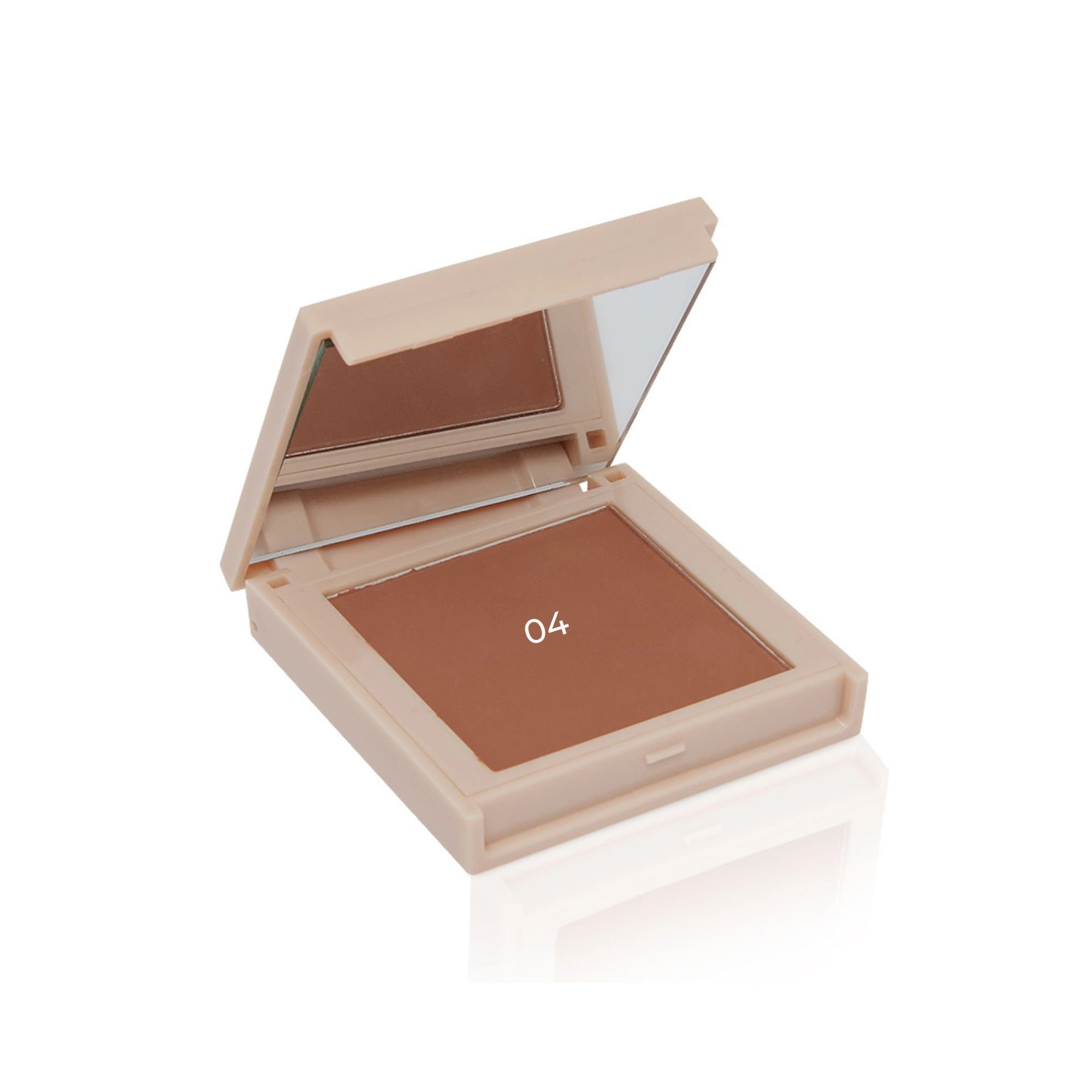  Pó Compacto À Prova Dágua Vegano Comfort Skin Cor 4 Mahav PCSMH04 