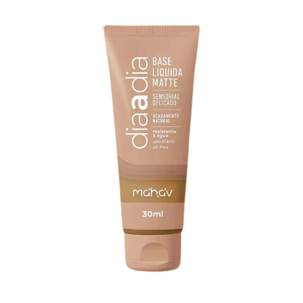  Base Líquida Matte Vegana Dia a Dia Cor 7 Mahav BMMV07 