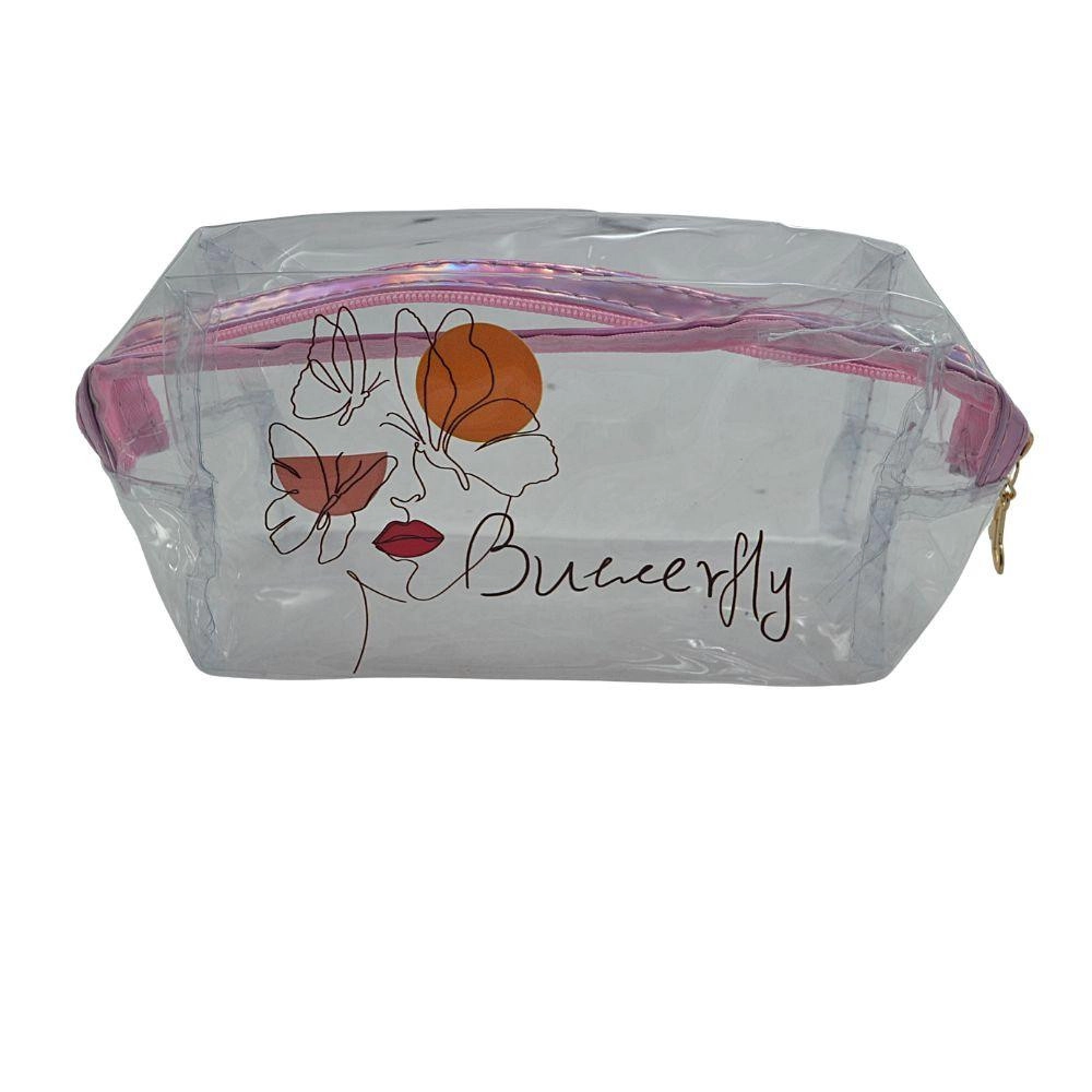  Necessaire Transparente com Fechamento em Ziper LUA21013414 