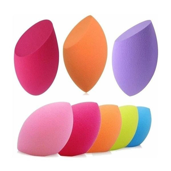  Pacote 12 Esponja Facial Gota Chanfrada para Maquiagem 