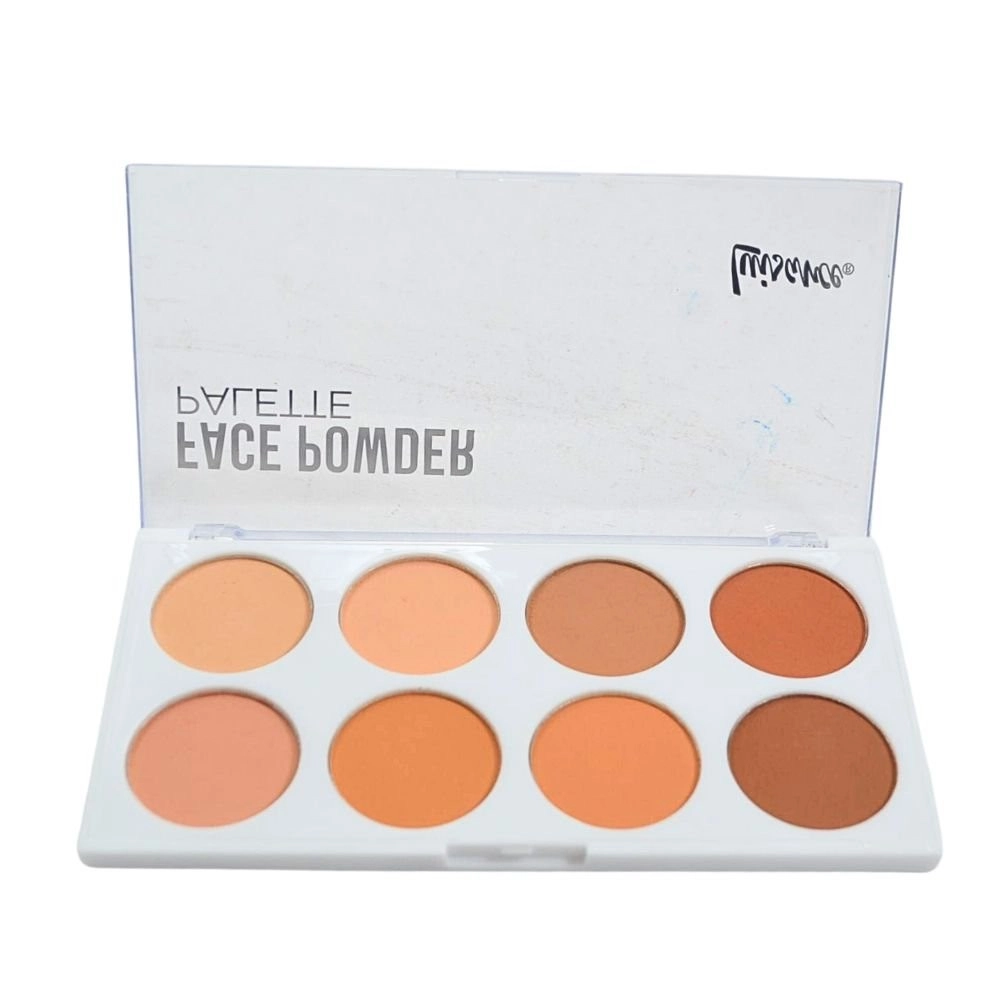  Paleta de Pó Compacto 8 Cores Face Powder Palette Luisance L3180 