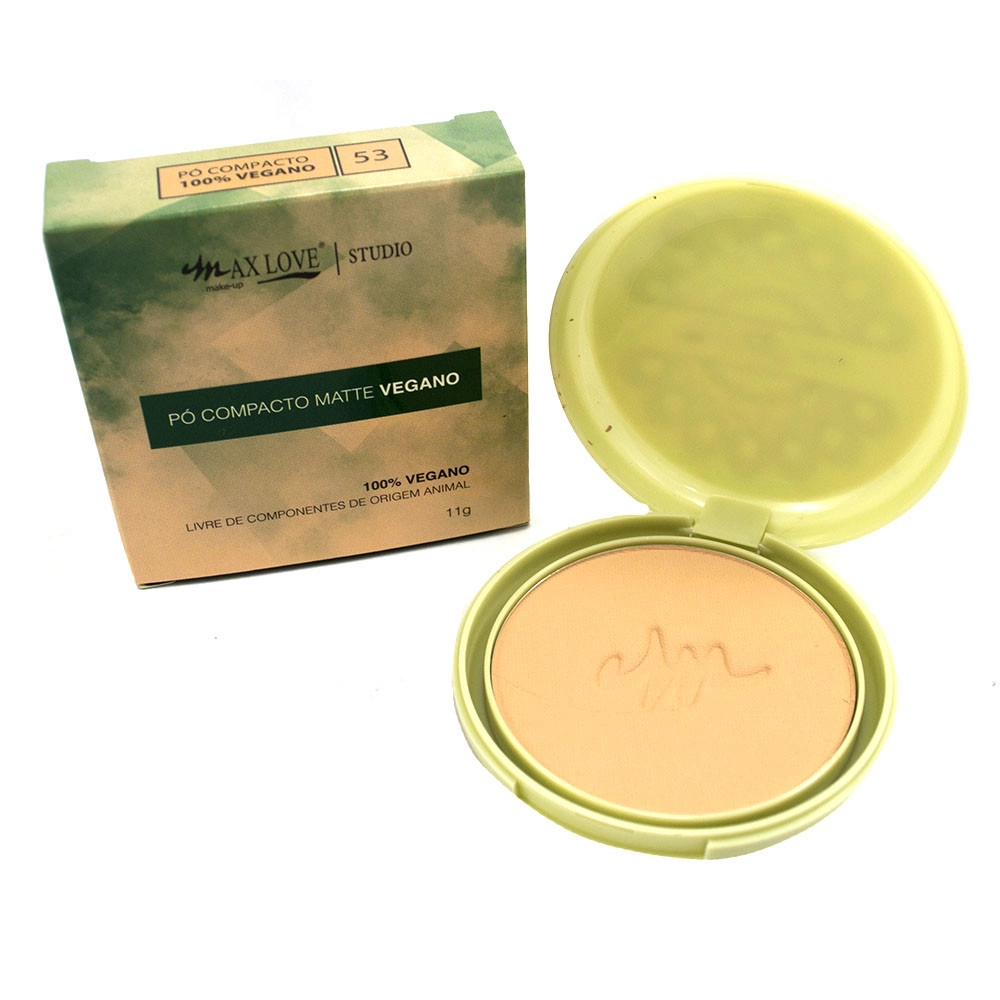  Pó Compacto Matte Vegano Max Love Cor 53 