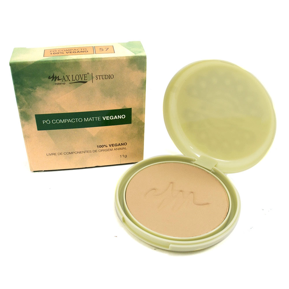  Pó Compacto Matte Vegano Max Love Cor 57 