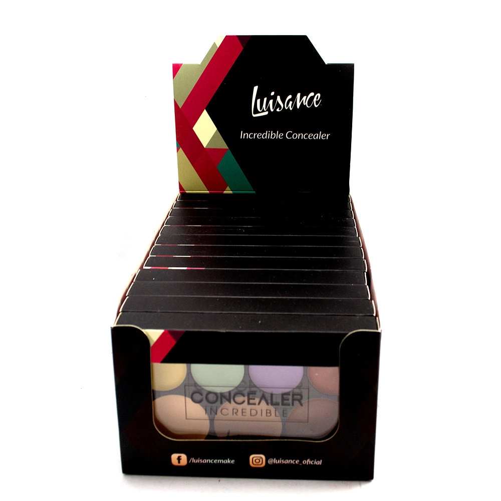  Box 12 Paleta de Corretivo Inacredible Concealer Luisance L3099 