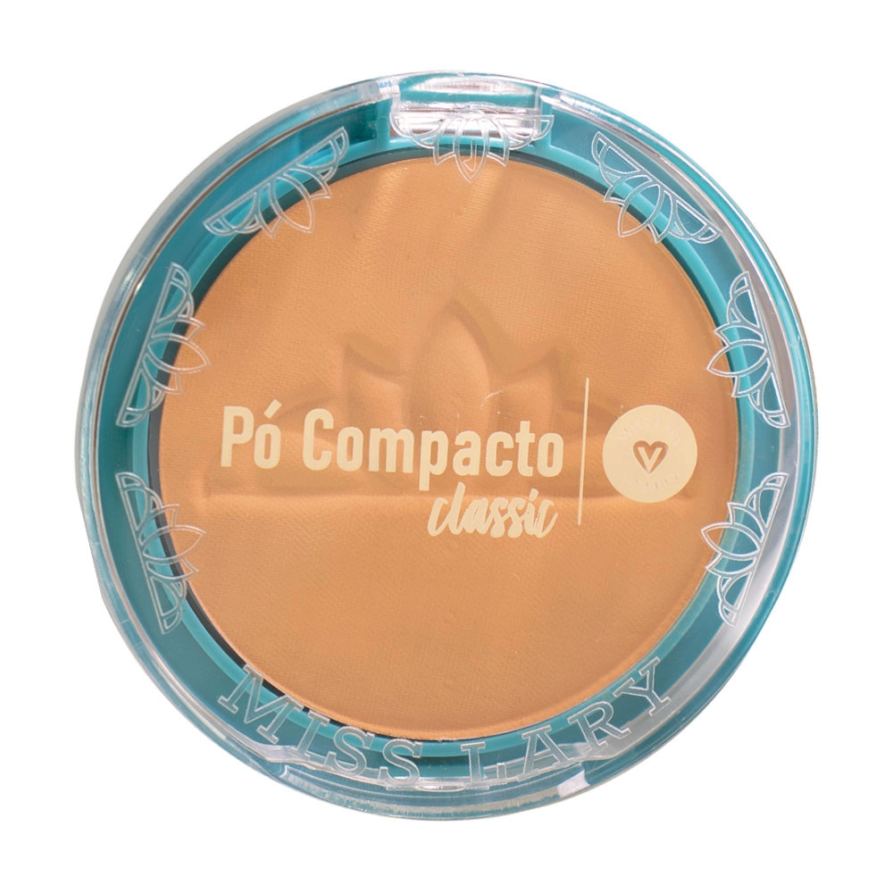  Pó Compacto Vegano Cor 6 Miss Lary ML301 