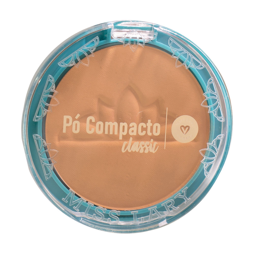  Pó Compacto Vegano Cor 7 Miss Lary ML301 