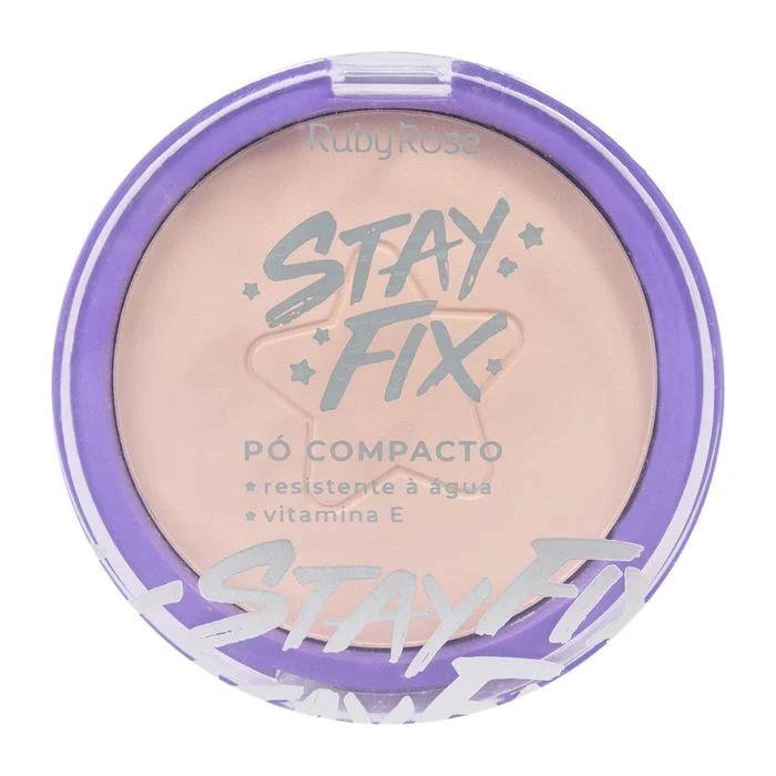  Pó Compacto Vegano C10 Stay Fix Ruby Rose HB857 