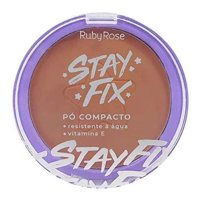  Pó Compacto Vegano E160 Stay Fix Ruby Rose HB857 